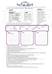 English Worksheet: Suffixes -dom,-holic, -gate