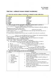 Cultural values & vocabulary related