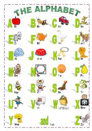 The alphabet worksheets