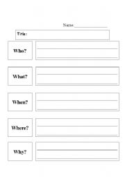 English worksheet: Learning How to Ask Questions