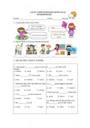 English Worksheet: past simple exercices