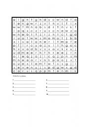 English worksheet: Numbers 1-10