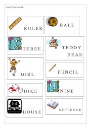 English worksheet: spell those words!