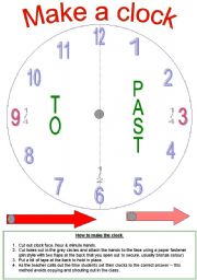 Make a Clock & Tell the Time !