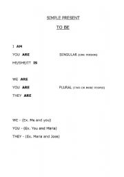 English Worksheet: SIMPLE PRESENT