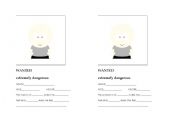 English Worksheet: Wanted