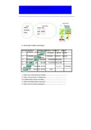English Worksheet: DAYS,MONTHS.SEASONS