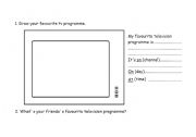 English Worksheet: TV programmes