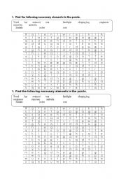 English Worksheet: clothes