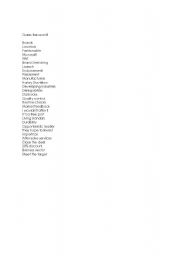 English Worksheet: Explaining and guessing words