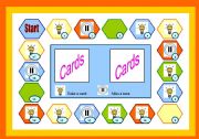 English Worksheet: Present Simple (all forms) Boardgame