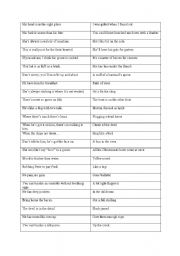 English Worksheet: British Colloquial Terms