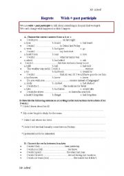 English Worksheet:  if only