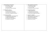 English worksheet: revision