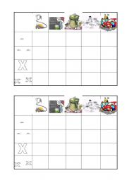 English worksheet: Chores Battleships