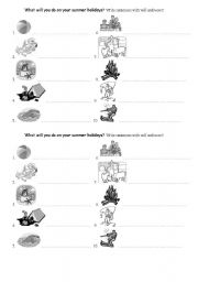 English worksheet: future simple