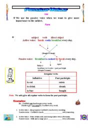 English Worksheet: Passive Voice