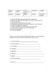 English worksheet:  Vocabulary and spelling words