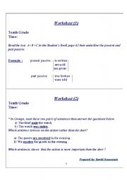 English Worksheet: english worksheet 