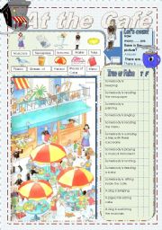 English Worksheet: How  Many Oral Drill  There is/Are  Present Continuous  - T/F Reading