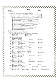 English Worksheet: Happy Earth quiz