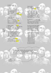 English worksheet: SONG- OASIS 