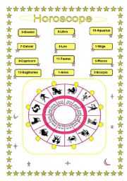 HOROSCOPE match and learn