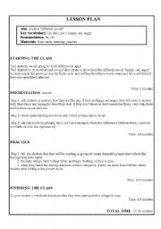 English Worksheet: feelings