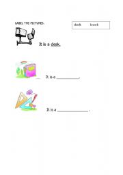 English Worksheet: What is it?