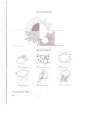 English Worksheet: weather