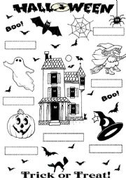 English Worksheet: Halloween