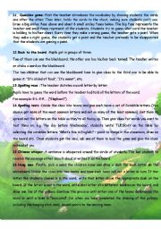 English Worksheet: my games