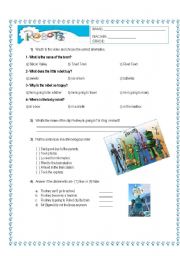 English Worksheet: ROBOTS - VIDEO ACTIVITY