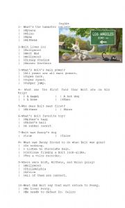 English Worksheet: Movie: Bolt