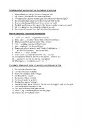 English Worksheet: ESL