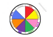 Colours -  spin wheel game