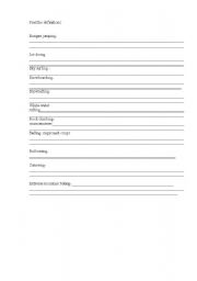 English Worksheet: Extreme sports