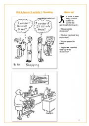 English Worksheet: Funny strips
