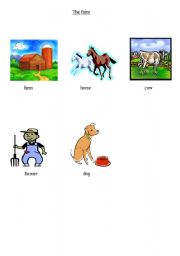 English worksheet: Farm animlas