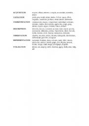 English Worksheet: scientific Verbs