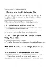 English worksheet: pronouns