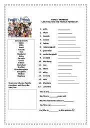 English worksheet: worksheet