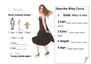 English Worksheet: Describing people