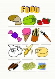 English worksheet: FOOD