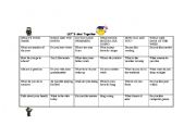 English worksheet: Lets Chat together 