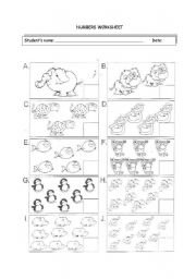 English Worksheet: Numbers