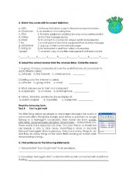 English Worksheet: New Technologies