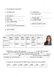English worksheet: Frequency