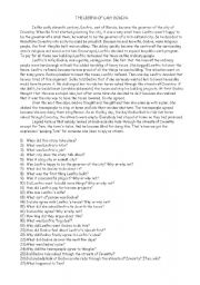 English Worksheet: The legend of Lady Godiva