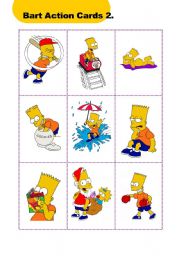 Bart Action Cards 2.